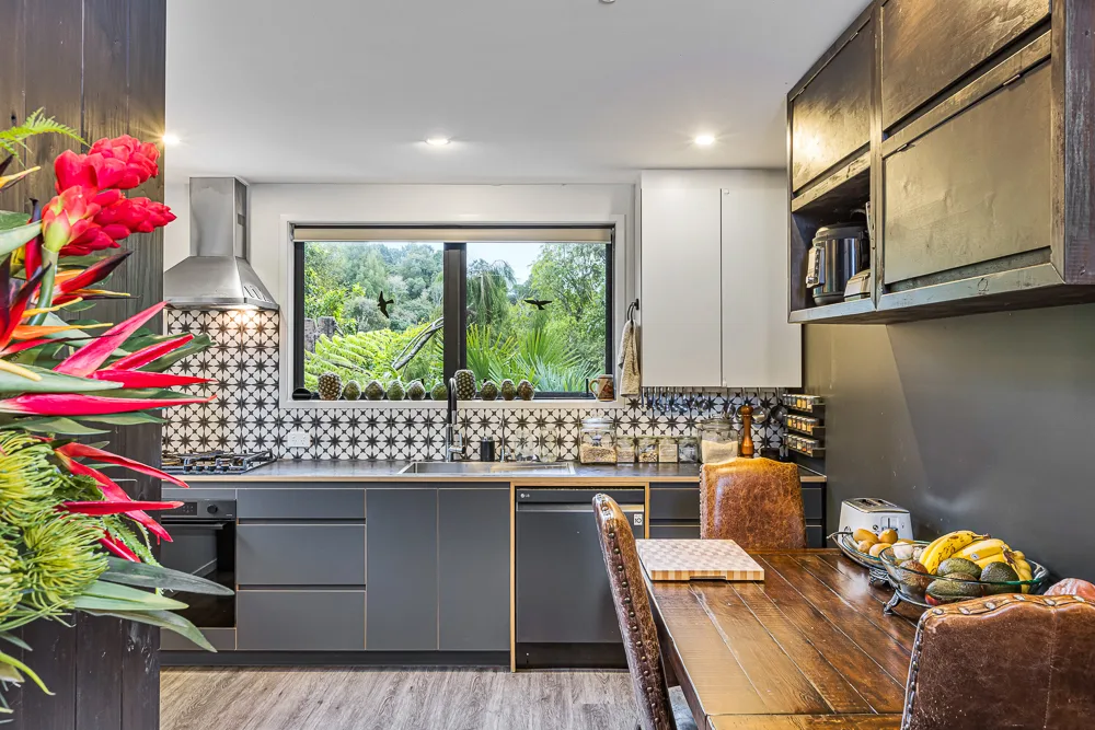 Renovated interior in an Auckland home by Baker Brothers Construction